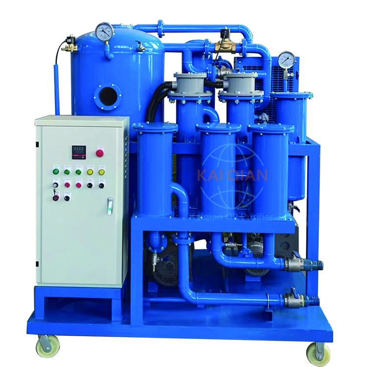 某某電廠(chǎng)雙級(jí)真空濾油機(jī)試機(jī)運(yùn)行現(xiàn)場(chǎng)！